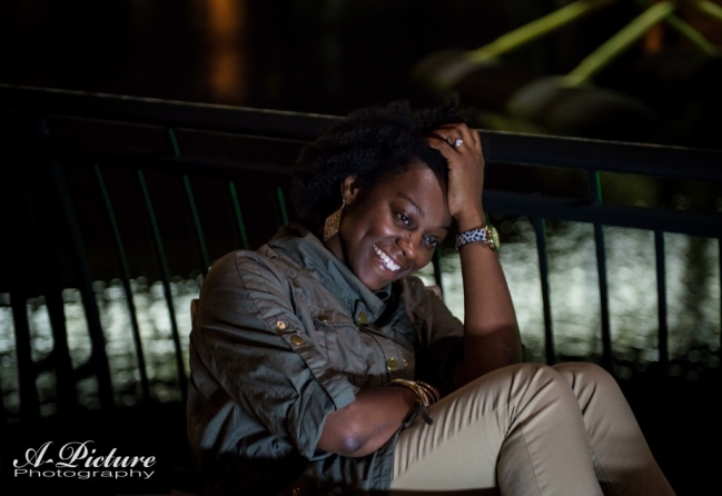 Portrait at night